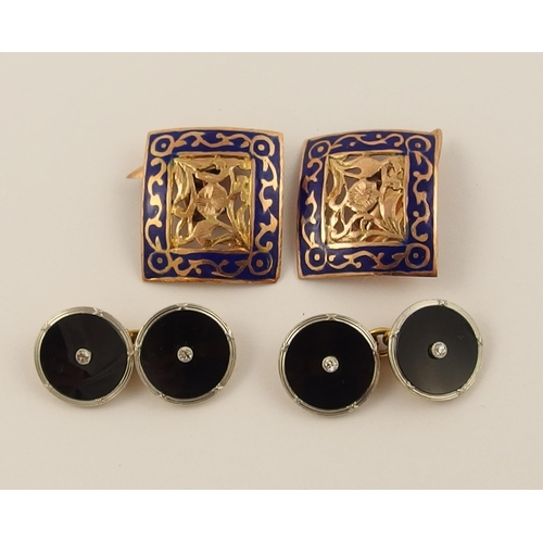 75 - Two pairs of cufflinks