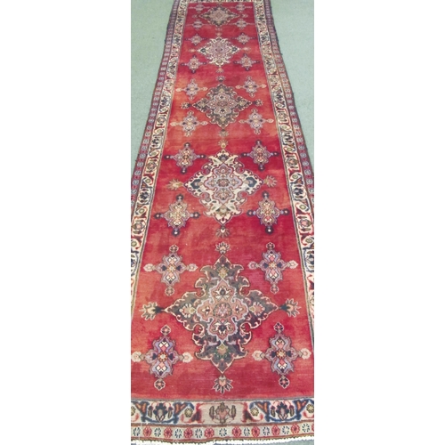 824 - Persian Hamadan floor runner