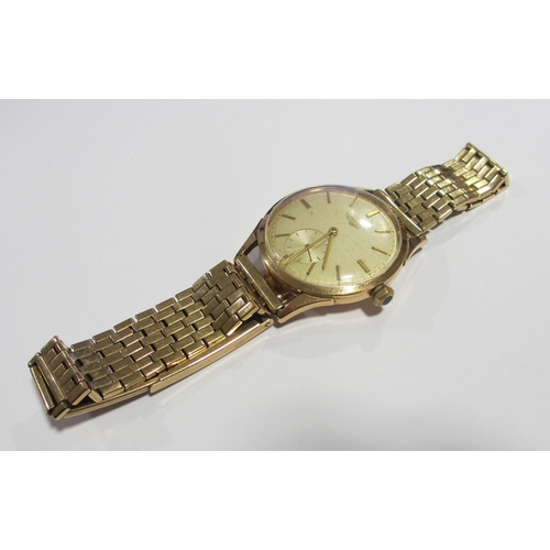 118 - A gents 18kt gold Longines wrist watch