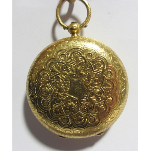 122 - A gent's Victorian 18ct gold pocket watch