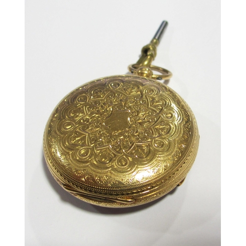 122 - A gent's Victorian 18ct gold pocket watch