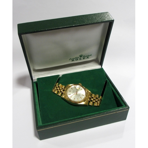 127 - A gents 18ct Rolex Oyster wrist watch