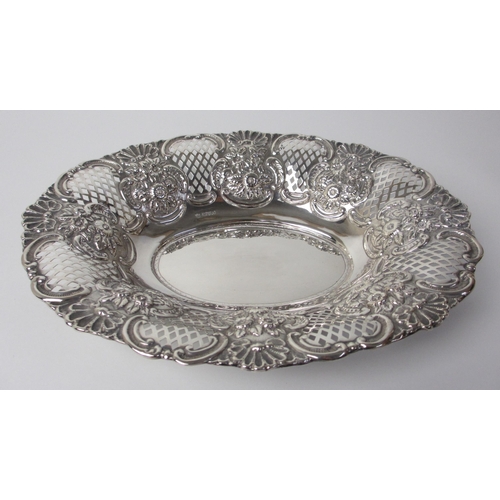 155 - A silver basket