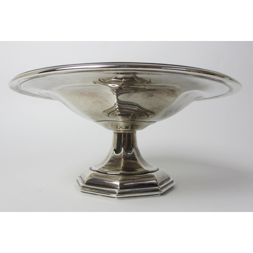 160 - A silver compote