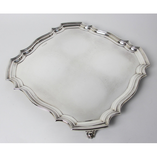 184 - A silver salver