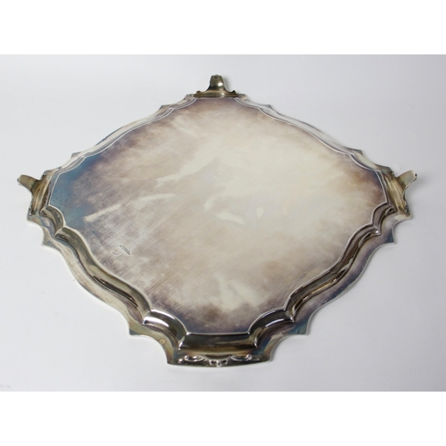 184 - A silver salver