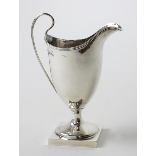 186 - A silver cream jug