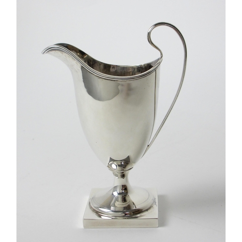 186 - A silver cream jug