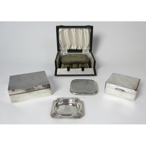 204 - A silver cigarette box