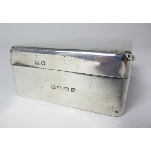 204 - A silver cigarette box