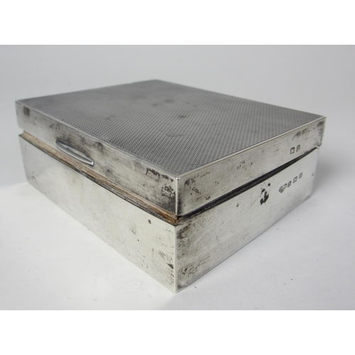 204 - A silver cigarette box