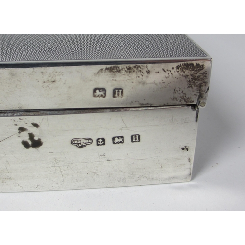 204 - A silver cigarette box