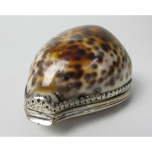 209 - A cowrie shell snuff mull