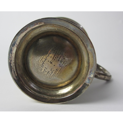 213 - A Victorian silver tankard