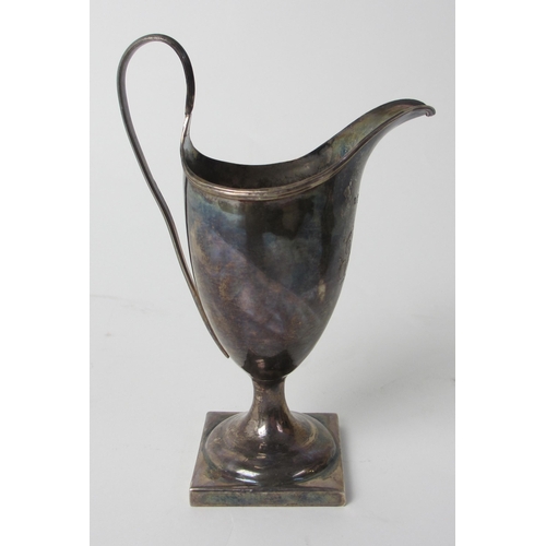 215 - A George II silver cream jug