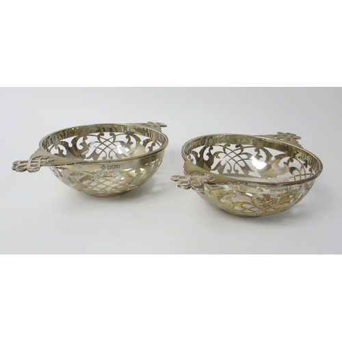 219 - A pair of silver dishes