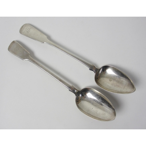 222 - A William IV silver table spoon