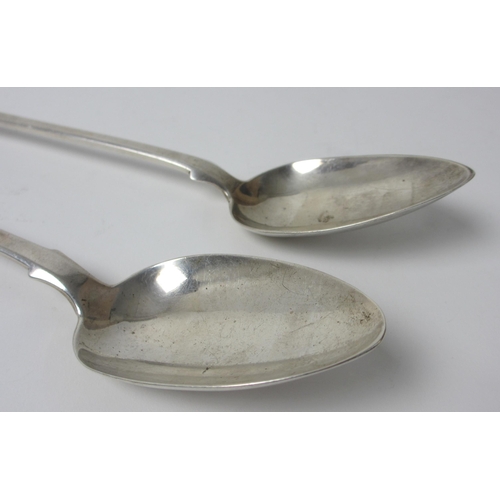 222 - A William IV silver table spoon