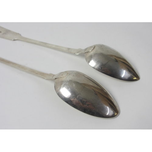 222 - A William IV silver table spoon