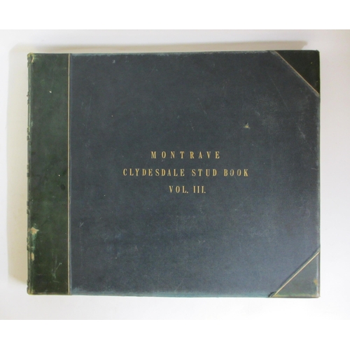 260 - MONTRAVE CLYDESDALE STUD BOOKS