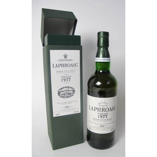 277 - Laphroaig 1977 Vintage Single Islay Malt Scotch Whisky