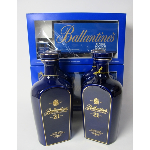 310 - Four bottles of Ballantines 21 Years Old Very Old Scotch Whisky