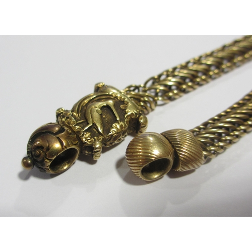 47 - A Georgian gold watch chain