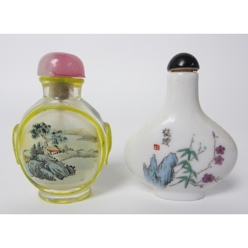 596 - Seven Chinese snuff bottles