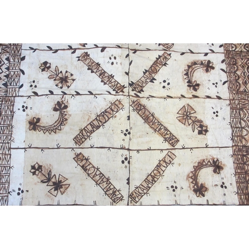 618 - A Tongan Tapaa floor cloth