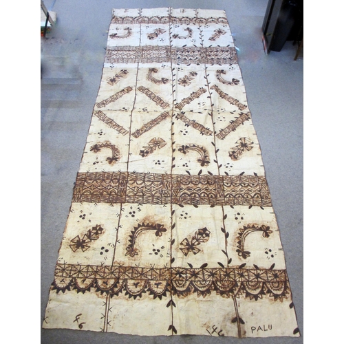 618 - A Tongan Tapaa floor cloth