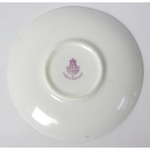 651 - A Royal Worcester cabinet cup and saucer