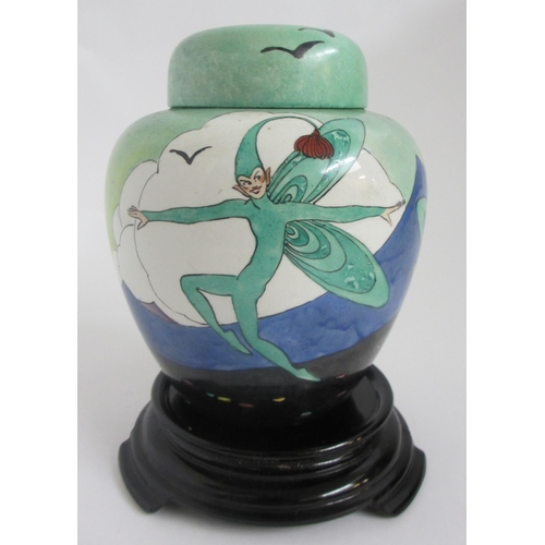 661 - An Elizabeth Mary Watt porcelain jar and cover