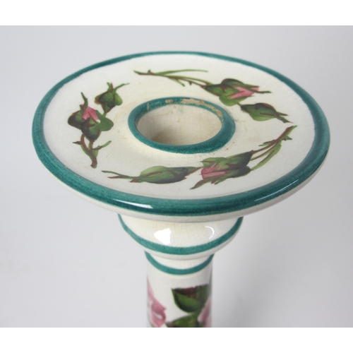 670 - A Wemyss Ware candlestick