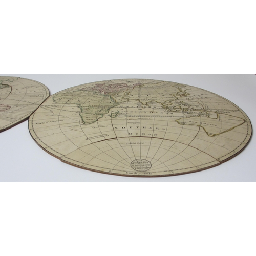 683 - A rare George III map of the world jigsaw by John Spilsbury Engraver Map and Print Seller in Russel ... 