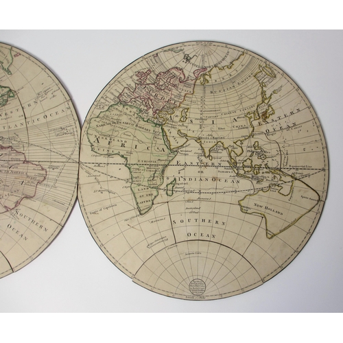 683 - A rare George III map of the world jigsaw by John Spilsbury Engraver Map and Print Seller in Russel ... 