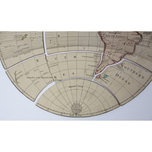 683 - A rare George III map of the world jigsaw by John Spilsbury Engraver Map and Print Seller in Russel ... 