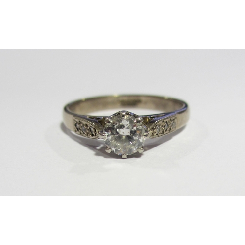 68A - A solitaire diamond ring