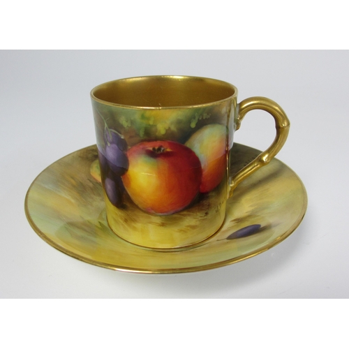 697 - A Royal Worcester six piece coffee set