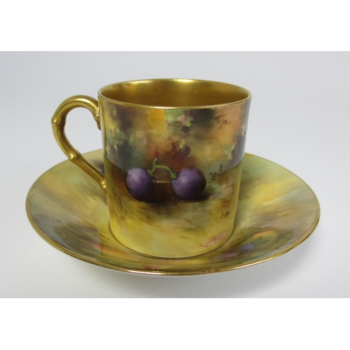 697 - A Royal Worcester six piece coffee set