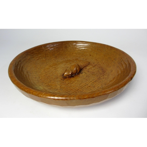 716 - A Robert Mouseman Thompson large fruit bowl