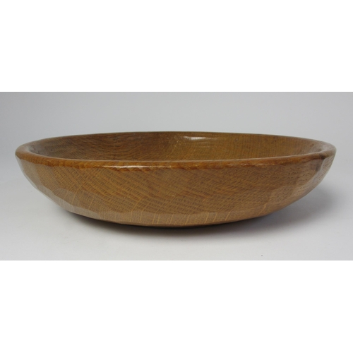 716 - A Robert Mouseman Thompson large fruit bowl