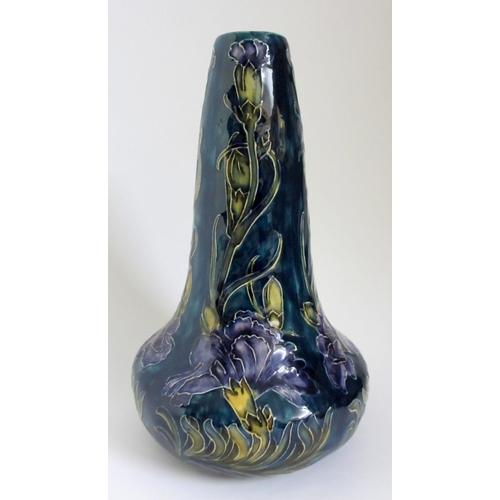 722 - A Morris Ware vase  by George Cartlidge