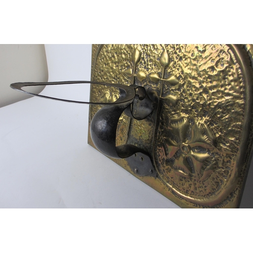 765 - A Glasgow style brass and iron sconce