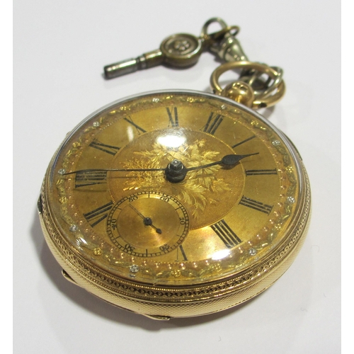 77 - A gent's Victorian 18ct gold pocket watch