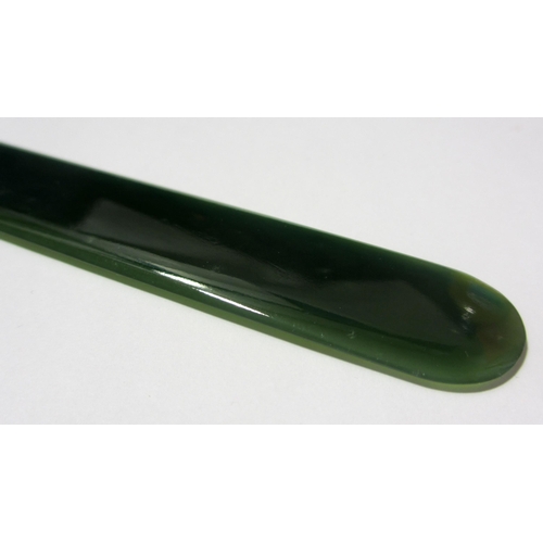 85 - A Russian nephrite letter opener