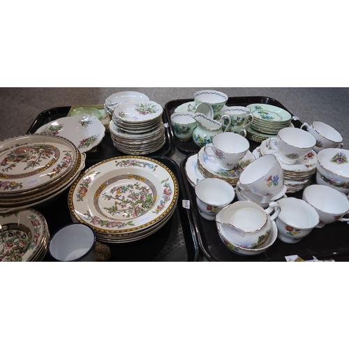 209 - A collection of assorted ceramics and glass including teawares etc