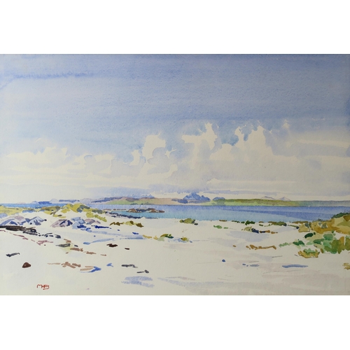 2914 - MARY HOLDEN BIRD (SCOTTISH 1900-1978)ISLE OF SKYE FROM MORARWatercolour, signed lower left, 42 x 61c... 