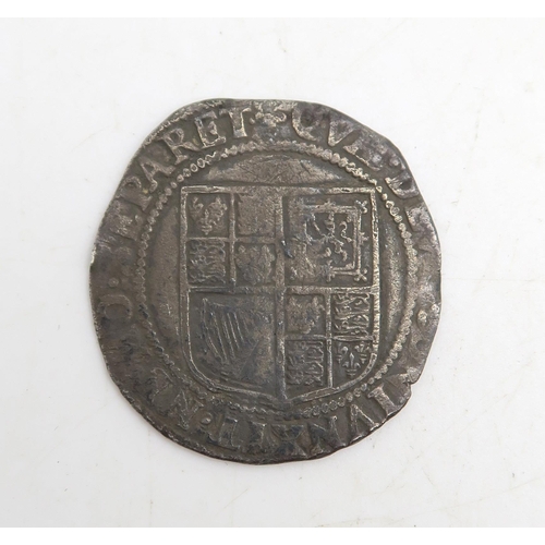 298 - A James I hammered silver shilling, 5.5 grams 27mm diameter