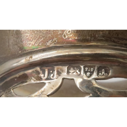 286B - A collection of silver including a silver dish, of quatrefoil form, with a crimped rim and engraved ... 