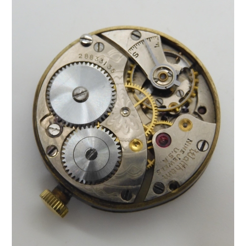 585 - Two 9ct cased gents watches one by Waltham, weight including straps and mechanisms 66.5gms, together... 